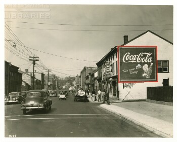 Ted Williams and Jimmie Foxx with Esso girl - Digital Commonwealth