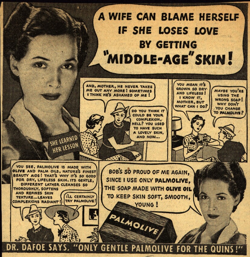 A Wife Can Blame Herself If She Loses Love By Getting Middle-Age Skin! /  Ad*Access / Duke Digital Repository